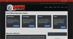 Desktop Screenshot of hauntersdigest.com